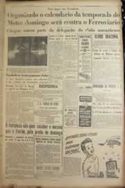 Página do jornal Correio do Ceará de março de 1950