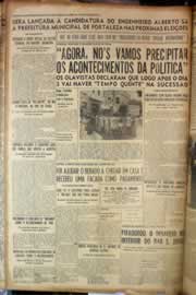 Página do jornal Correio do Ceará de março de 1950
