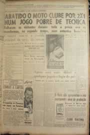 Página do jornal Correio do Ceará de março de 1950