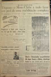 Página do jornal Correio do Ceará de março de 1950
