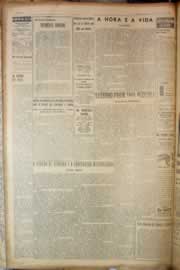 Página do jornal Correio do Ceará de março de 1950