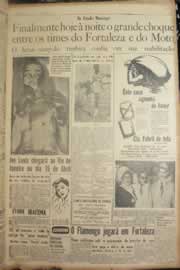 Página do jornal Correio do Ceará de março de 1950