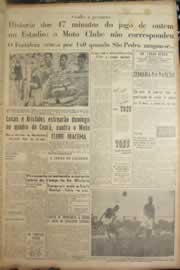 Página do jornal Correio do Ceará de março de 1950