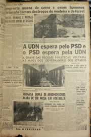 Página do jornal Correio do Ceará de abril de 1950