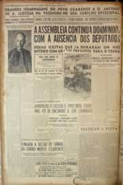 Página do jornal Correio do Ceará de abril de 1950