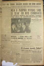 Página do jornal Correio do Ceará de abril de 1950