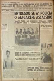 Página do jornal Correio do Ceará de abril de 1950