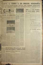 Página do jornal Correio do Ceará de abril de 1950