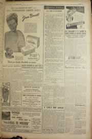 Página do jornal Correio do Ceará de abril de 1950