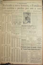 Página do jornal Correio do Ceará de abril de 1950