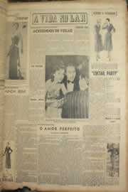 Página do jornal Correio do Ceará de abril de 1950