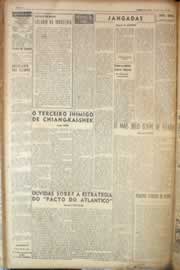 Página do jornal Correio do Ceará de abril de 1950