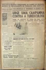 Página do jornal Correio do Ceará de abril de 1950