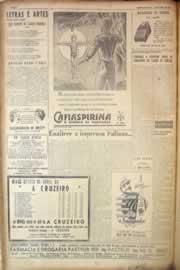 Página do jornal Correio do Ceará de abril de 1950