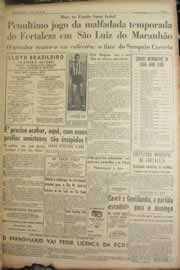 Página do jornal Correio do Ceará de abril de 1950