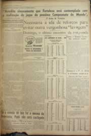 Página do jornal Correio do Ceará de abril de 1950