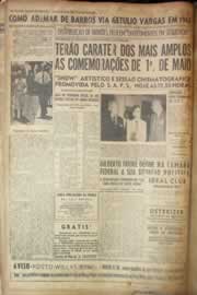 Página do jornal Correio do Ceará de abril de 1950