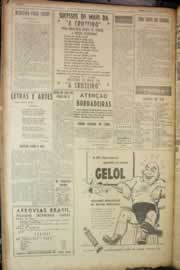 Página do jornal Correio do Ceará de maio de 1950