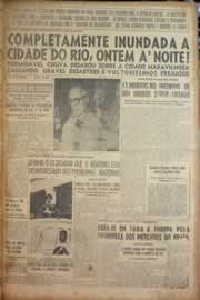 Página do jornal Correio do Ceará de maio de 1950