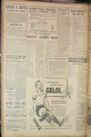 Página do jornal Correio do Ceará de maio de 1950