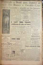 Página do jornal Correio do Ceará de maio de 1950