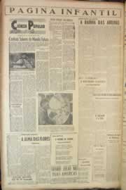 Página do jornal Correio do Ceará de maio de 1950