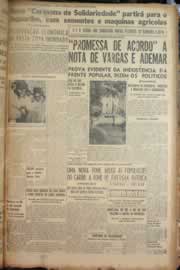 Página do jornal Correio do Ceará de maio de 1950