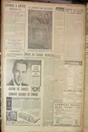 Página do jornal Correio do Ceará de maio de 1950