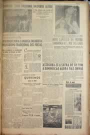 Página do jornal Correio do Ceará de maio de 1950