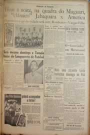 Página do jornal Correio do Ceará de maio de 1950