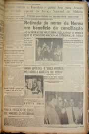 Página do jornal Correio do Ceará de maio de 1950