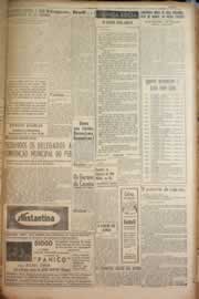 Página do jornal Correio do Ceará de maio de 1950