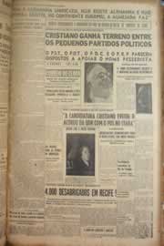 Página do jornal Correio do Ceará de maio de 1950