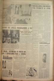 Página do jornal Correio do Ceará de maio de 1950