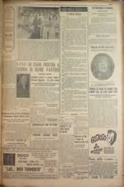 Página do jornal Correio do Ceará de maio de 1950