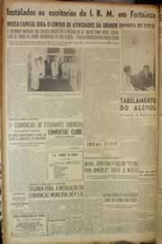 Página do jornal Correio do Ceará de maio de 1950