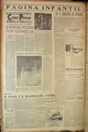 Página do jornal Correio do Ceará de maio de 1950