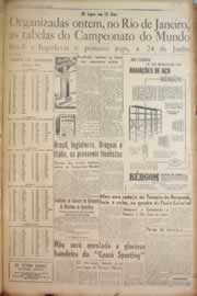 Página do jornal Correio do Ceará de maio de 1950