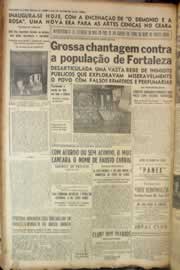 Página do jornal Correio do Ceará de maio de 1950