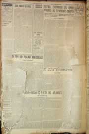 Página do jornal Correio do Ceará de maio de 1950
