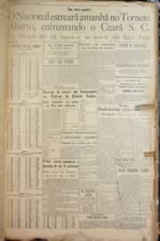 Página do jornal Correio do Ceará de maio de 1950