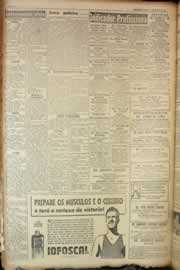 Página do jornal Correio do Ceará de junho de 1950