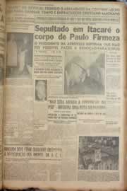 Página do jornal Correio do Ceará de junho de 1950