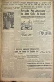 Página do jornal Correio do Ceará de junho de 1950