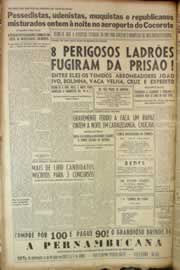 Página do jornal Correio do Ceará de junho de 1950