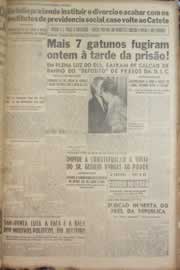 Página do jornal Correio do Ceará de junho de 1950