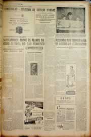 Página do jornal Correio do Ceará de junho de 1950