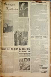 Página do jornal Correio do Ceará de junho de 1950