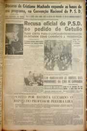 Página do jornal Correio do Ceará de junho de 1950