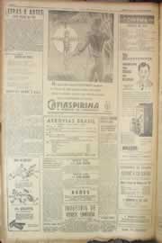 Página do jornal Correio do Ceará de junho de 1950
